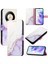 Honor Magic 6 Lite 5g Kılıf 360 Tam Kaplar Deri Marble Kapaklı Cüzdan Standlı Kartvizitli Kopçalı Kapak Kartlıklı (Yurt Dışından) 1