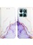 Honor X6A Kılıf 360 Tam Kaplar Deri Marble Kapaklı Cüzdan Standlı Kartvizitli Kopçalı Kapak Kartlıklı (Yurt Dışından) 1