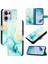 Oppo Reno 13 5g Kılıf 360 Tam Kaplar Deri Marble Kapaklı Cüzdan Standlı Kartvizitli Kopçalı Kapak Kartlıklı (Yurt Dışından) 1