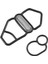 Üst + Alt Vtec Solenoid Conta Fit Honda Gsr Nsx D16Z6 B18C1 B16A2 B18C5 36172-P08-015 15825-P08-005 (Yurt Dışından) 1