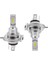 2x H4 9003 Hb2 6000K Süper Beyaz Csp LED Far Ampul Kiti Yüksek Düşük Işın Canbus (Yurt Dışından) 4