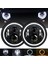 Inç 100W Araba LED Farlar Drl Dönüş Sinyal Işığı LED Işık Halkası Melek Gözler Işıkları Jk Tj Lj Cj H1 H2 (Yurt Dışından) 5