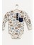 Ayıcık Desenli Bebek Zıbın Takımı Alt Üst - Unisex 2