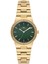 FL21586AWT-B6 Quartz Çelik Altın Rengi Yeşil Kadran 31 mm Kadın Kol Saati 1