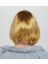Altın Renk Düz Kesim Küt Parti Peruğu Kısa Takma Saç (4172) 2