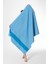 100x150 Mavi İplik Boya Jakarlı Bukle Hamam Banyo Havlusu 4