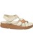 D25YS-2440 Kadın Hakiki Deri Comfort Sandalet Kemik 2