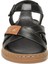 D25YS-2440 Kadın Hakiki Deri Comfort Sandalet Siyah 3