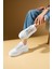 Kalın Taban Renkli Bağcıklı Hafif Taban Kadın Sneakers 89-049-25 2