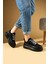 Kalın Taban Renkli Bağcıklı Hafif Taban Kadın Sneakers 89-049-25 3