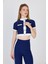 Laci Düğmeli Crop Bluz & Şeritli Palazzo Pantolon Takım 2214 3