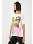 Alexandergardı Baskılı Bisiklet Yaka Kadın T-Shirt 2