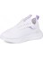 Rahat, Hafif, Ortopedik, Yazlık, Bağcıksız, Fileli Sneaker Beyaz - Lila Çocuk Spor Ayakkabı 3