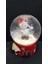 9cm Kar Küre Kırmızı Kardan Adam Noel Yılbaşı 1 Adet 1