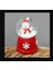 9cm Kar Küre Kırmızı Kardan Adam Noel Yılbaşı 1 Adet 2