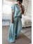 Mint Rengi Pamuk Pijama Takımı 2