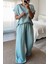 Mint Rengi Pamuk Pijama Takımı 4