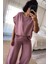 Pudra Rengi Pamuk Pijama Takımı 1