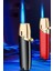 Premiumquality Tek Torch Pürmüz Kırmızı Metal Puro Çakmağı 3