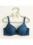 Desteksiz Dantelli D Cup Sütyen Petrol 1