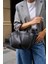 Modern Tasarımlı Geniş Hacimli Fermuarlı Kadın Shopper El ve Omuz Çantası 2