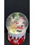 9cm Kar Küre Noel Baba Yılbaşı Çam Ağaç 1 Adet 2