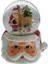 9cm Kar Küre Noel Baba Yılbaşı Çam Ağaç 1 Adet 1