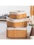 2083 Kare 3lü Pinterest Sepet Bambu Sepet Seti Dekoratif Banyo Mutfak Düzenleyici Organizeri 3