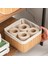 2083 Kare 3lü Pinterest Sepet Bambu Sepet Seti Dekoratif Banyo Mutfak Düzenleyici Organizeri 4