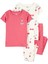 Kız Çocuk Bebek Pijama Set 4'lü Paket 1