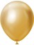Parti Doğum Günü Organizasyon Balon - 28 Cm. - Ivory - Altın - 100 Adet 2