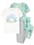 Küçük Kız Çocuk Çocuk Pijama Set 4'lü Paket 1