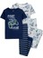 Erkek Çocuk Çocuk Pijama Set 4'lü Paket 1