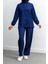 5043 Ceketli Pant. Takım - Indigo 2