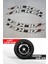 Falken Motosiklet ve Otomobil Araç 3D Oto Lastik Yazısı Sticker Arma 4 Adet 1