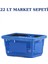 22 Litre Market Sepeti, Alışveriş Sepeti, Saplı Market Sepeti 4