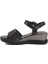 Siyah Kadın Topuklu Sandalet T-003 Z 2