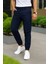 Erkek Bel Kemerli Körüklü Jogger Paça Lastikli Pantolon 2