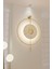 (Büyük Boy-50*75 cm)Kadran Iskandinav Kristal Gold(Kırılmaz Göbek)(Led Için 3ADET Pil Gelmektedir)Metal Duvar Saati 3