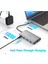 Macbook Uyumlu 4K Hdmı, 10 Gbps USB A ve C, 3 USB 5 Gbps, Pd 100W Şarj Gigabit Ethernet Bağlantı Aluminyum 5