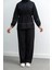 5042 Ceketli Pant. Takım - Siyah 1