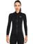 Kadınlar 3mm Neopren Uzun Kollu Wetsuit En Sıcak Ön Fermuar Wetsuits Gömlek Sörf Yüzme Şnorkel Kayak (Yurt Dışından) 1