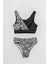 Zebra Desenli Kız Çocuk Bikini Takım 1