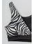 Zebra Desenli Kız Çocuk Bikini Takım 3