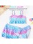3 Parça Toddler Kız Mayo Kızlar Mermaid Mayo Sevimli Bikini Açık Plaj Yüzme Için Yaz Tarzı Çocuk Mayolar Kızlar (Yurt Dışından) 1