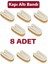 8 Adet Yapışkanlı Kapı Altı(Eşik) Bandı Isı Yalıtım Süngeri 90 cm 1