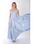 Straplez Kayık Yaka Tafta Abiye Elbise Dori 00SB6068 3