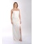 Drape Yaka Önden Yırtmaçlı Saten Abiye Elbise Dori 00KB7051 4