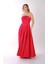 Straplez Kayık Yaka Tafta Abiye Elbise Dori 00SB6068 4