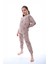 Kız Çocuk %100 Pamuk Desenli Rahat Pijama Takımı-Yumuşak ve Cilt Dostu 4